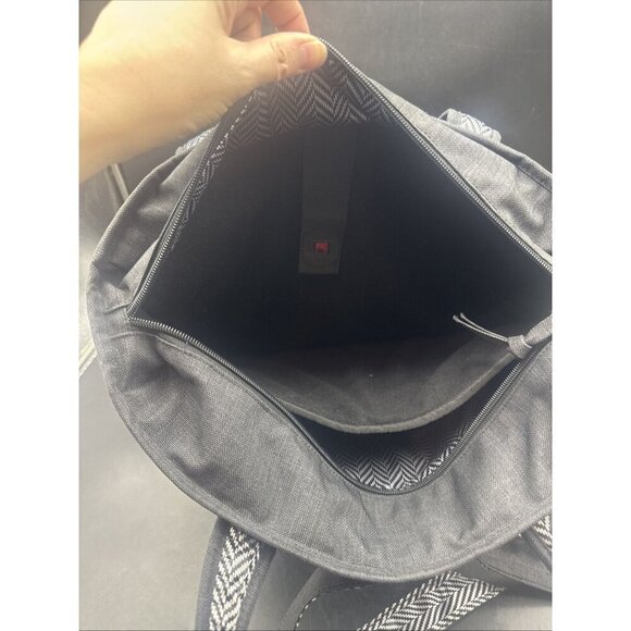 OGIO Cintas Women's Melrose Tote Laptop Bag Storm Gray Large Buttons Pockets - Picture 5 of 16